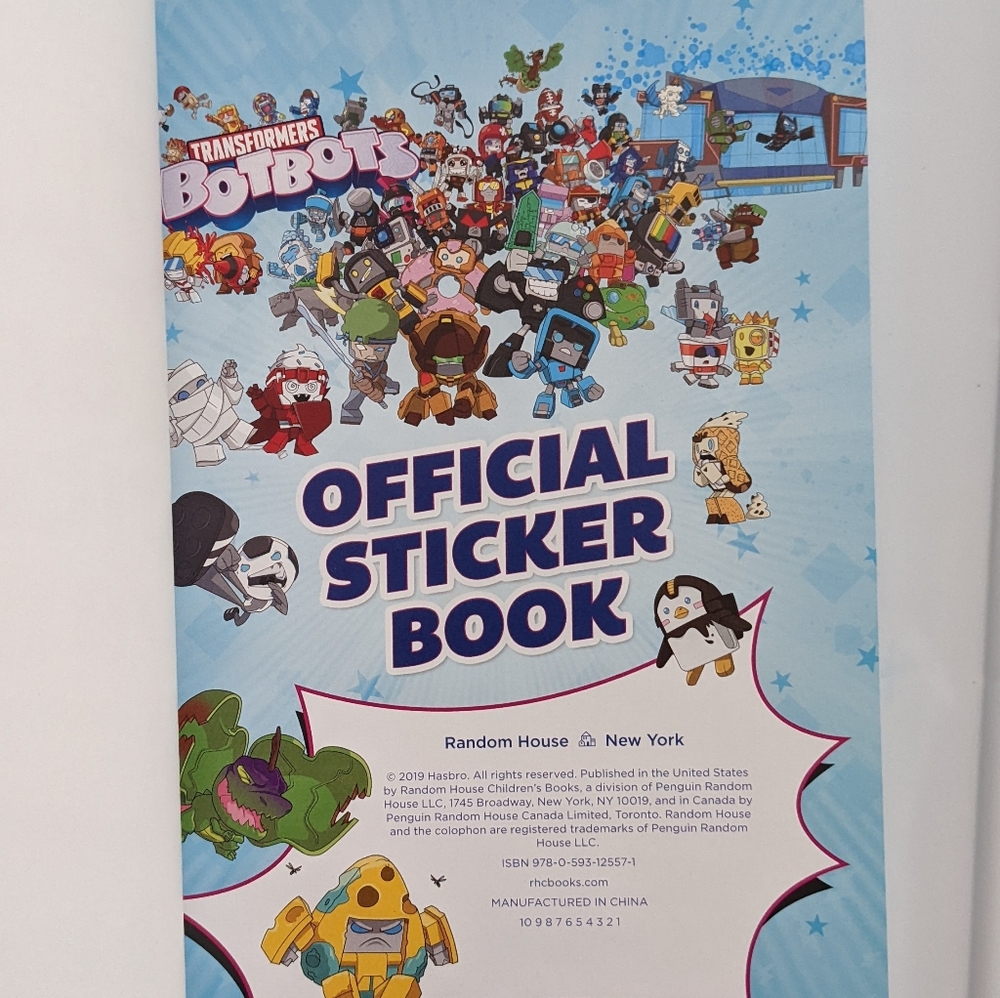 Transformers Botbots Official Sticker Book - Picture 2 of 3